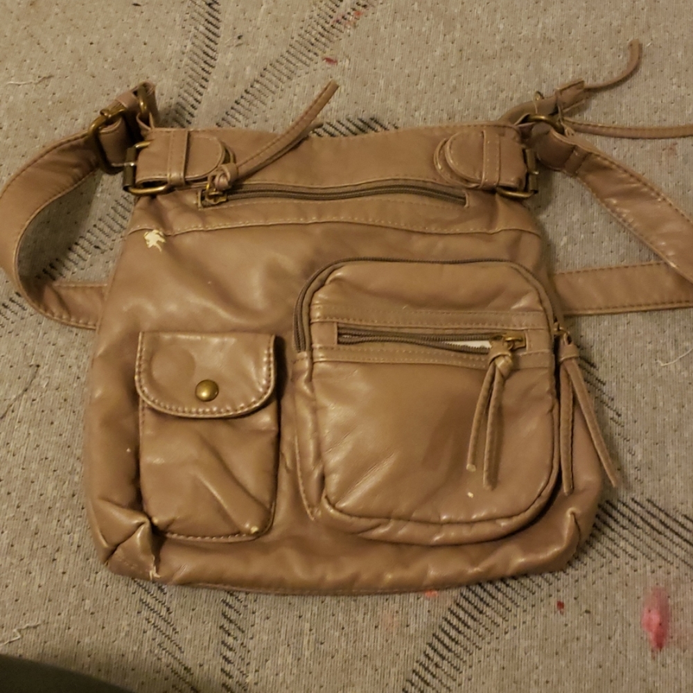 A cute brown cross body bag